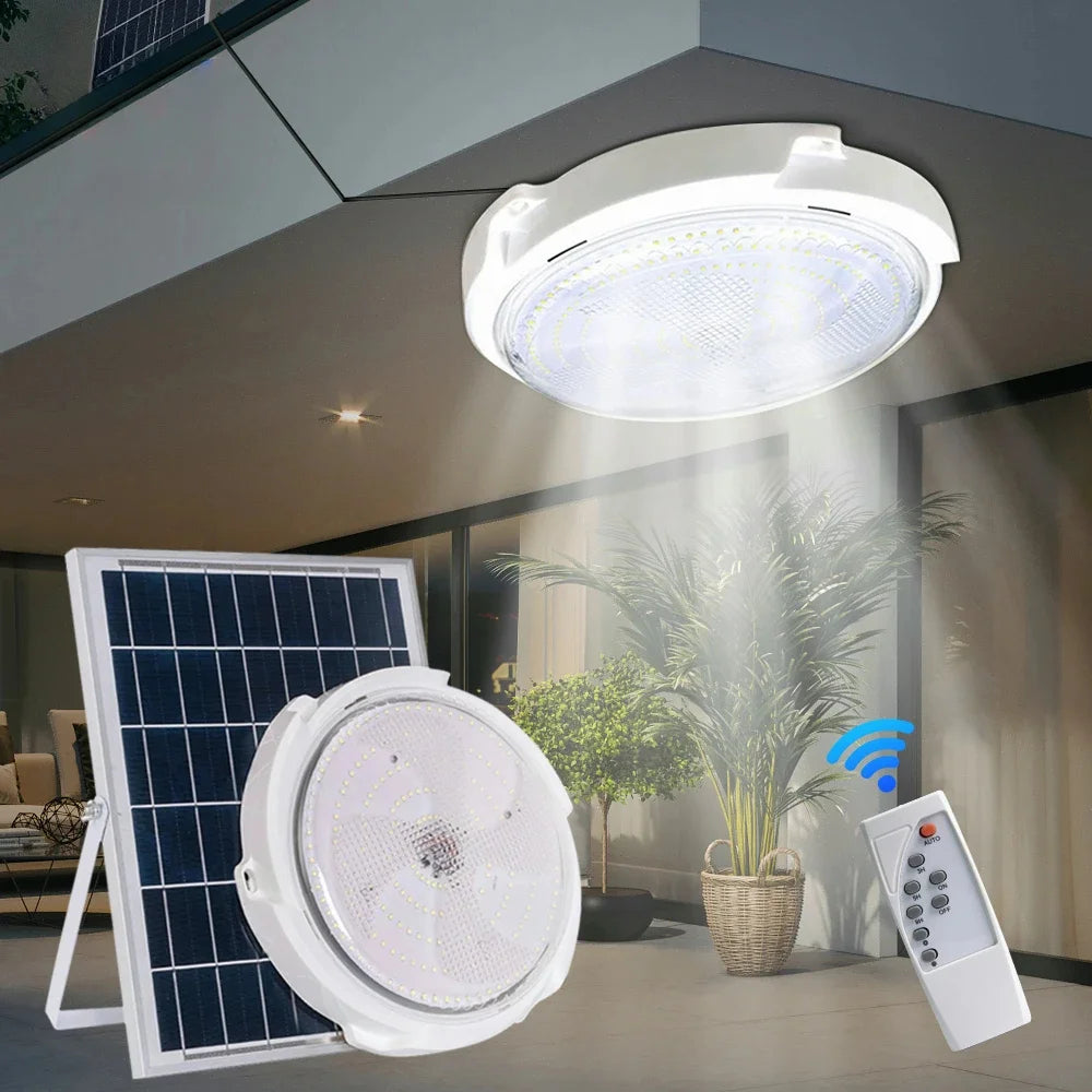 Solar-Powered LED Ceiling Lights